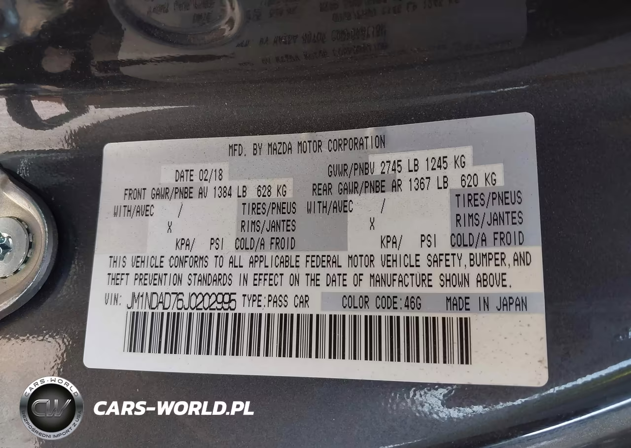 2018 Mazda Mx-5 Miata Grand Touring VIN:JM1NDAD76J0202995 - 9