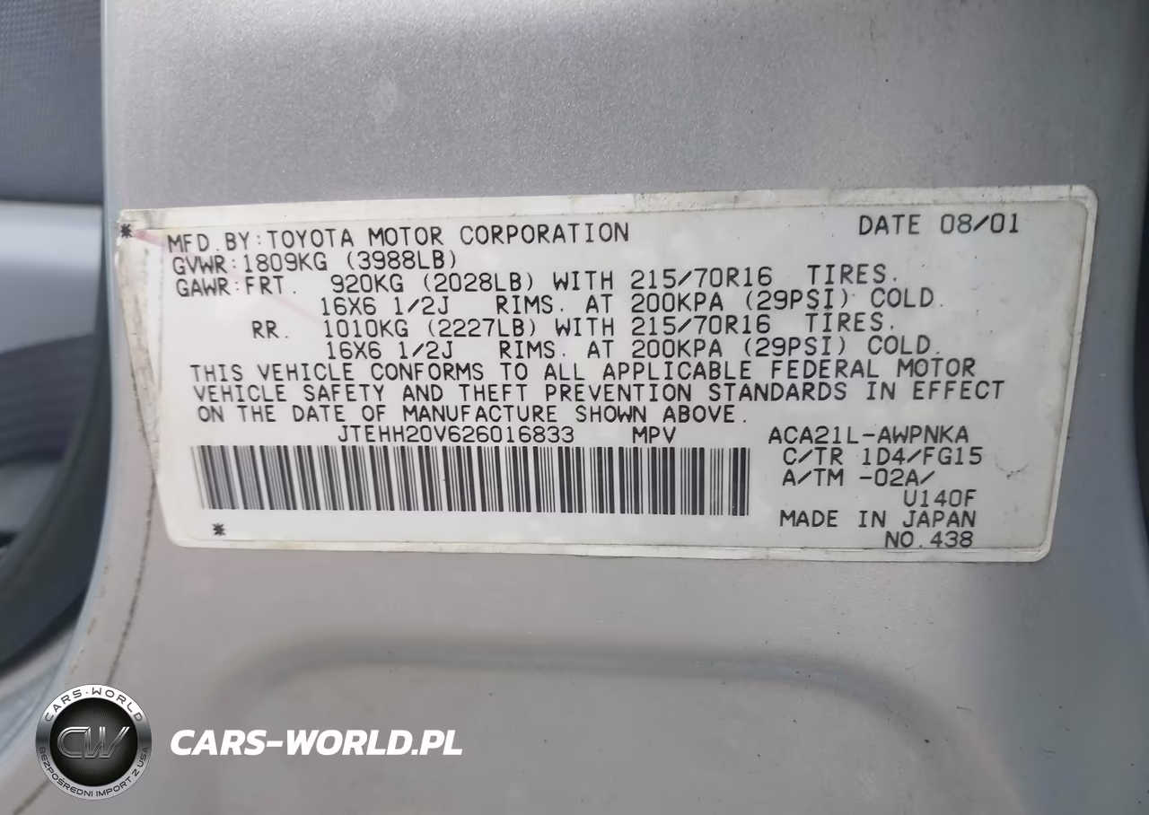 2002 Toyota Rav4 VIN:JTEHH20V626016833 - 9