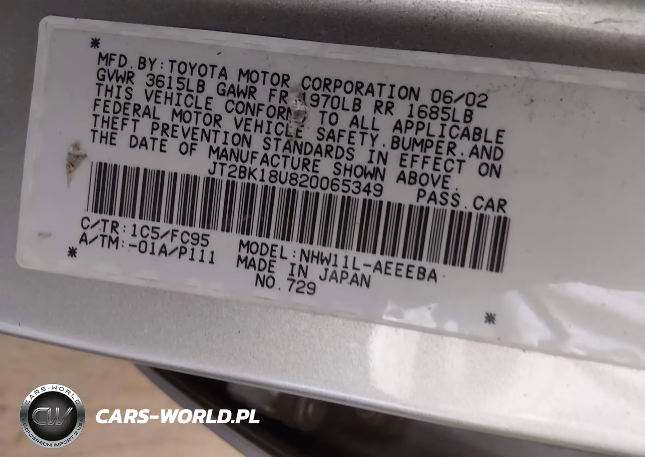 2002 Toyota Prius VIN:JT2BK18U820065349 - 9