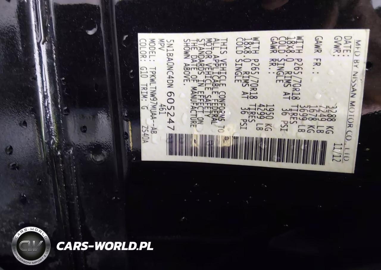 2013 Nissan Armada Sv VIN:5N1BA0NC4DN605247 - 9