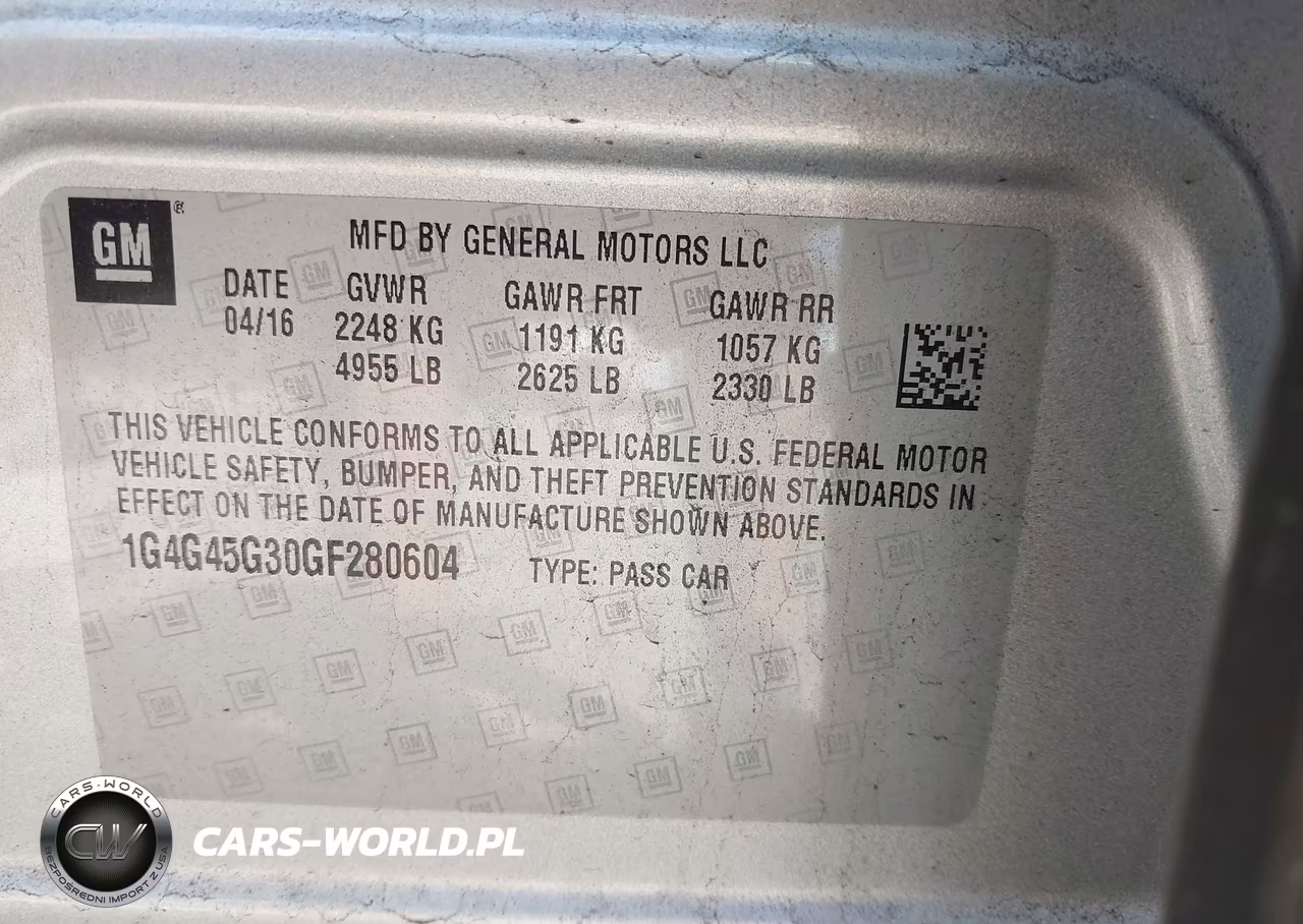 2016 Buick Lacrosse Sport Touring VIN:1G4G45G30GF280604 - 9
