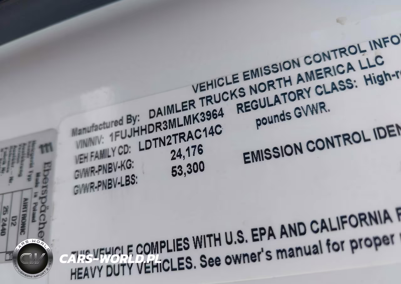2021 Freightliner New Cascadia 126 VIN:1FUJHHDR3MLMK3964 - 8