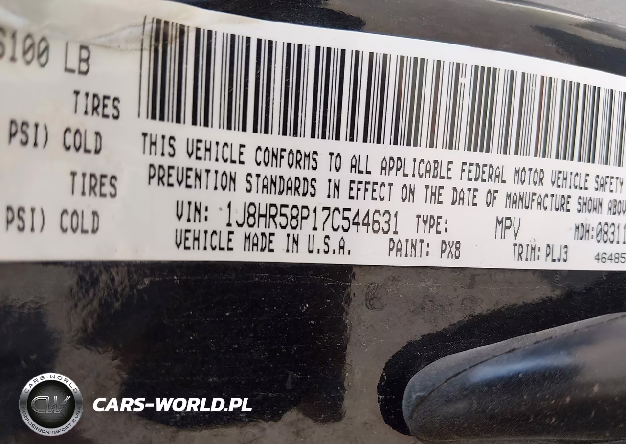 2007 Jeep Grand Cherokee Limited VIN:1J8HR58P17C544631 - 9