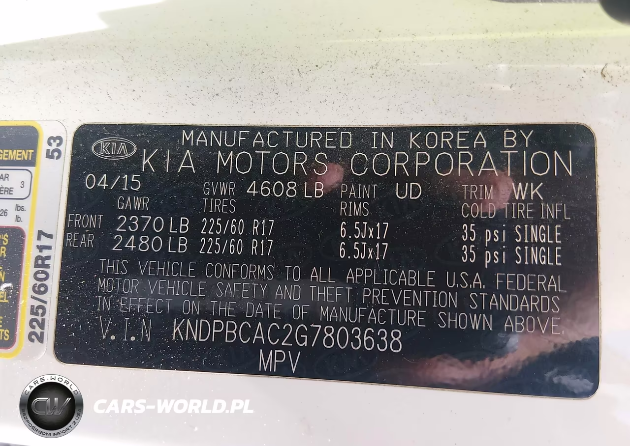 2016 Kia Sportage Lx VIN:KNDPBCAC2G7803638 - 9