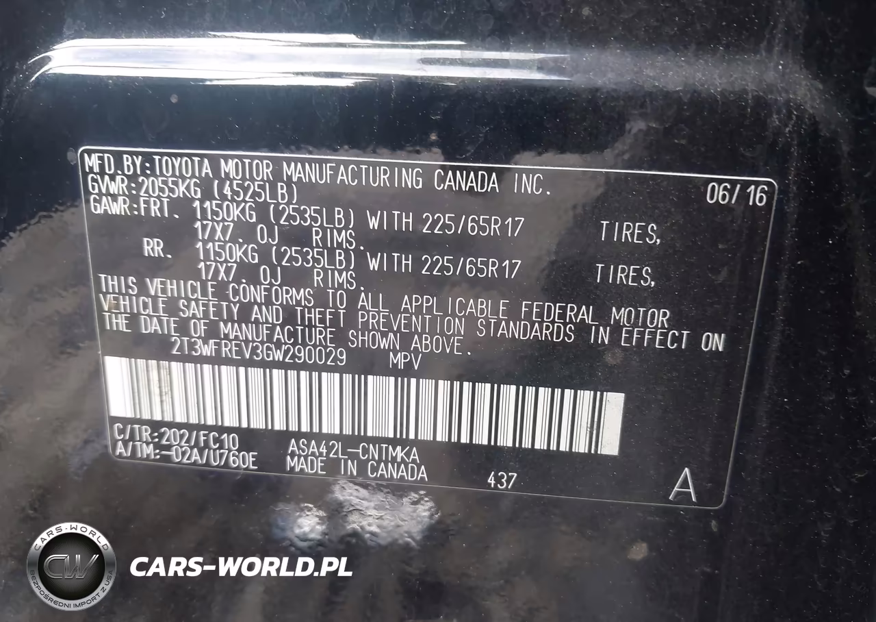 2016 Toyota Rav4 Xle VIN:2T3WFREV3GW290029 - 9