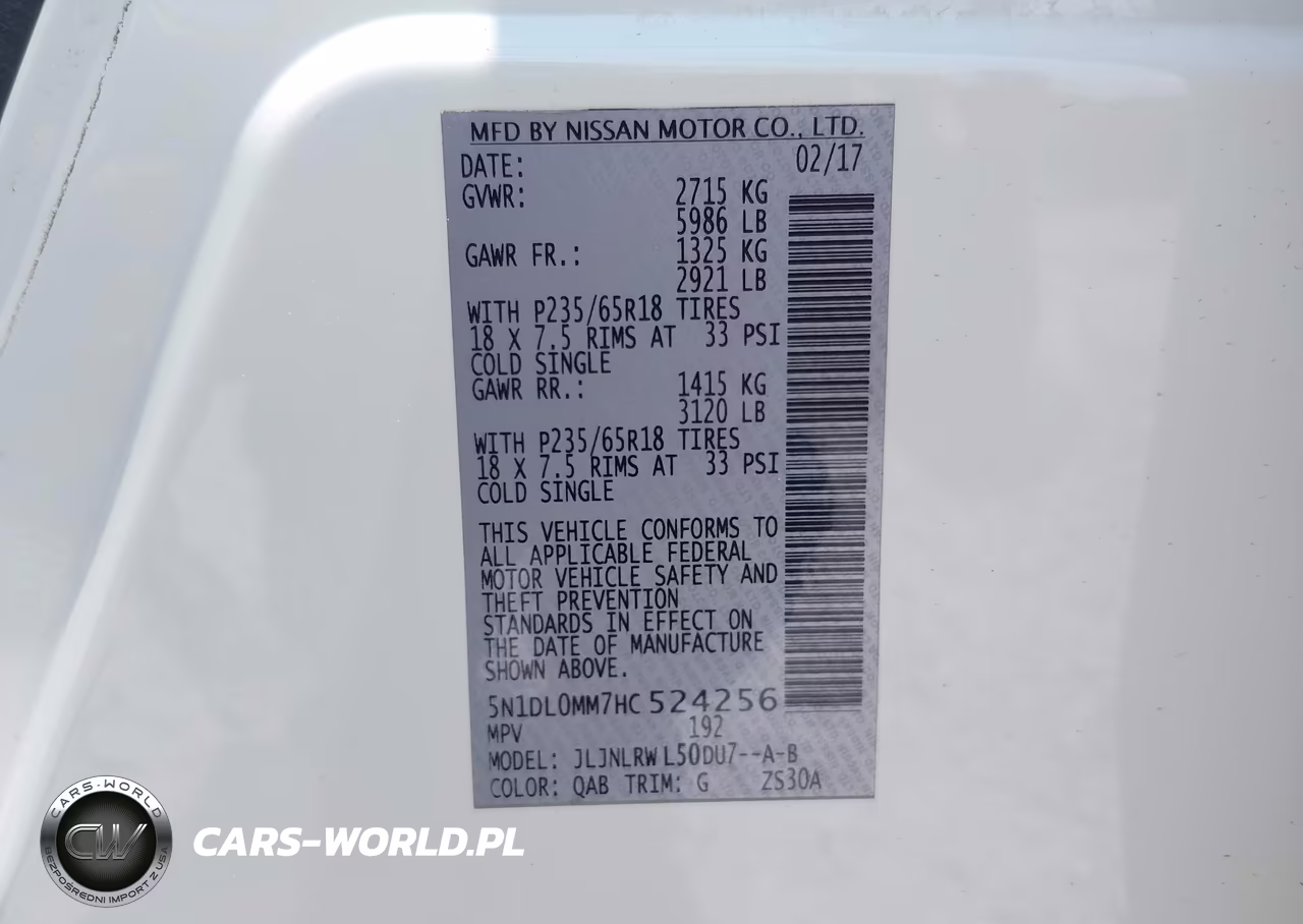 2017 Infiniti Qx60 VIN:5N1DL0MM7HC524256 - 9