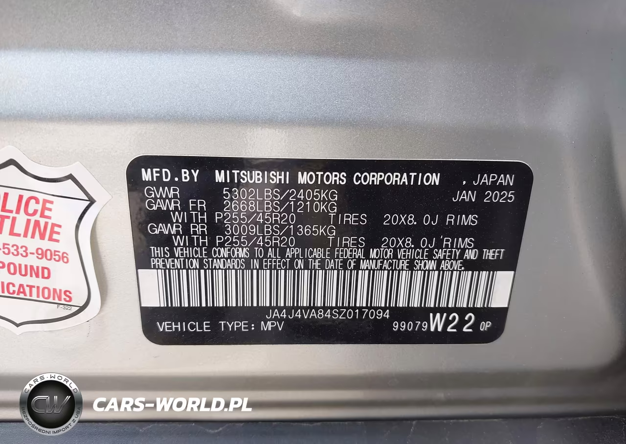 2025 Mitsubishi Outlander Se 2.5 S-Awc-Trail Edition S-Awc VIN:JA4J4VA84SZ017094 - 9