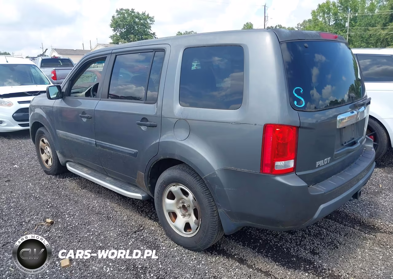 2009 Honda Pilot Lx VIN:5FNYF38279B010693 - 3