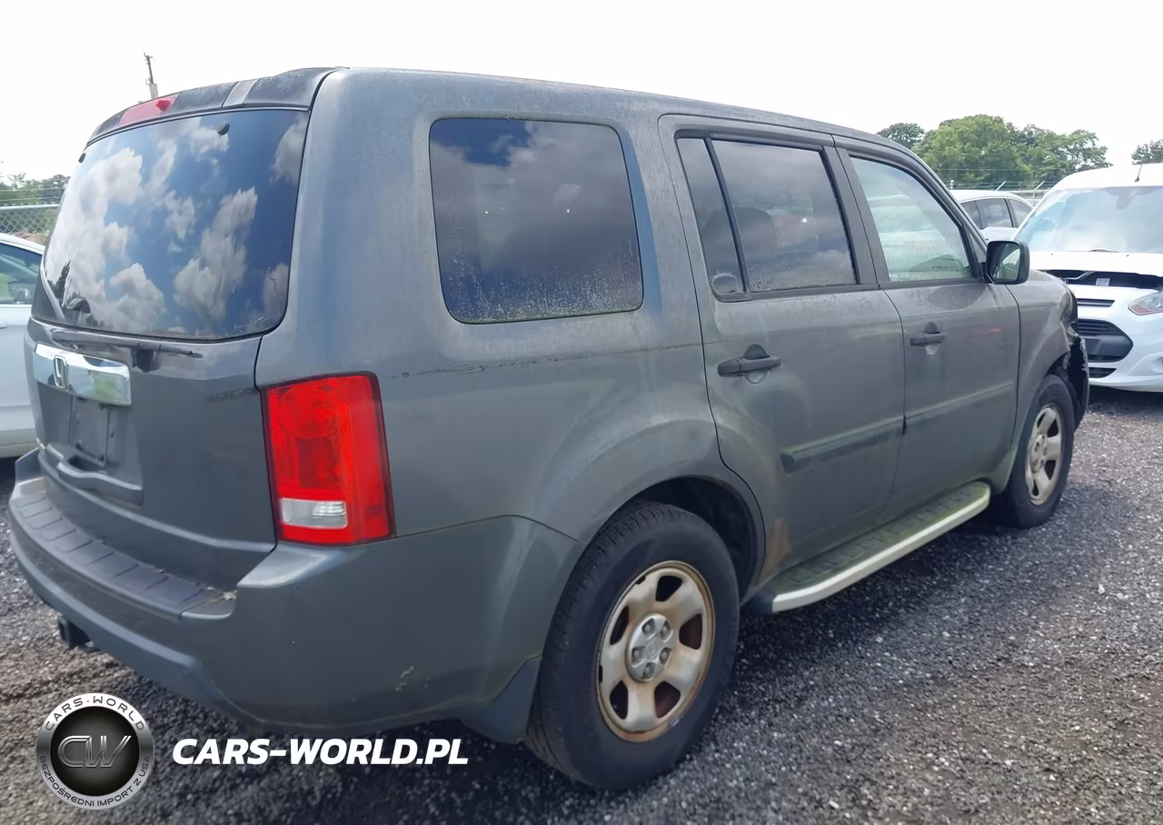 2009 Honda Pilot Lx VIN:5FNYF38279B010693 - 4