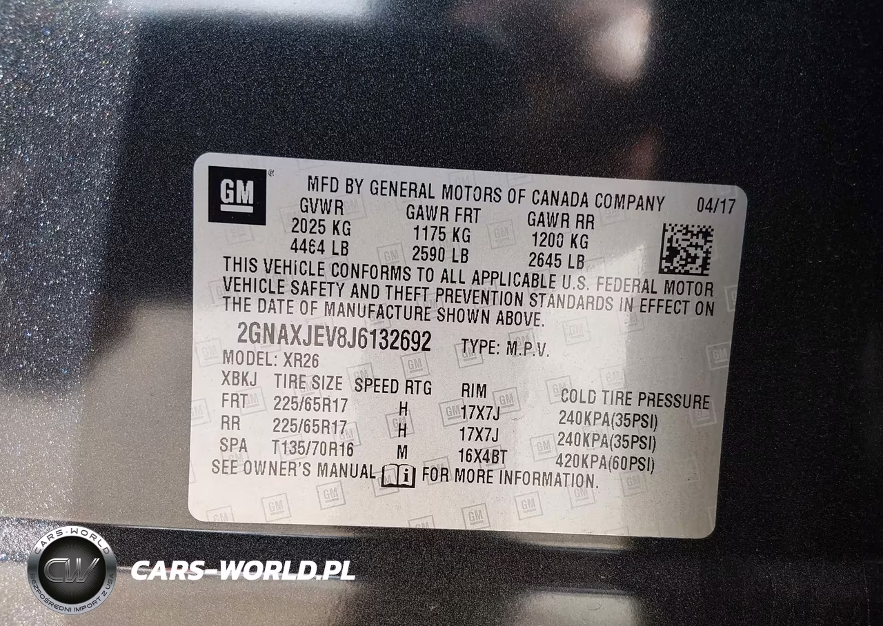 2018 Chevrolet Equinox Lt VIN:2GNAXJEV8J6132692 - 9