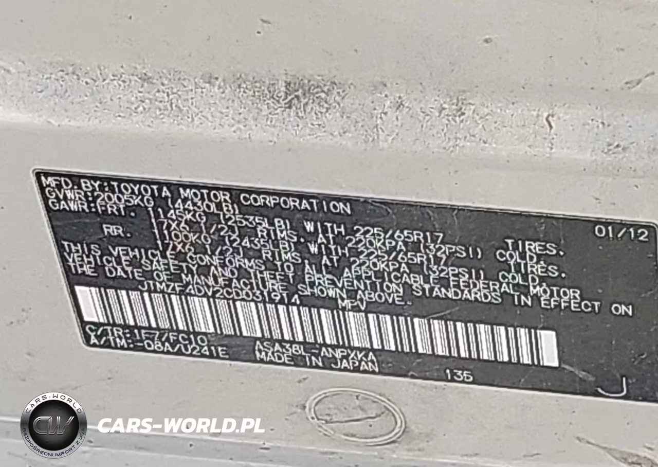 2012 Toyota Rav4 VIN:JTMZF4DV2CD031914 - 17