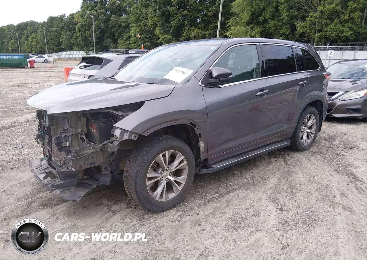 2015 Toyota Highlander Le Plus V6 VIN:5TDZKRFH8FS063002 - 2
