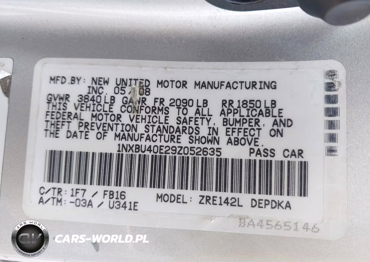 2009 Toyota Corolla Le VIN:1NXBU40E29Z052635 - 9