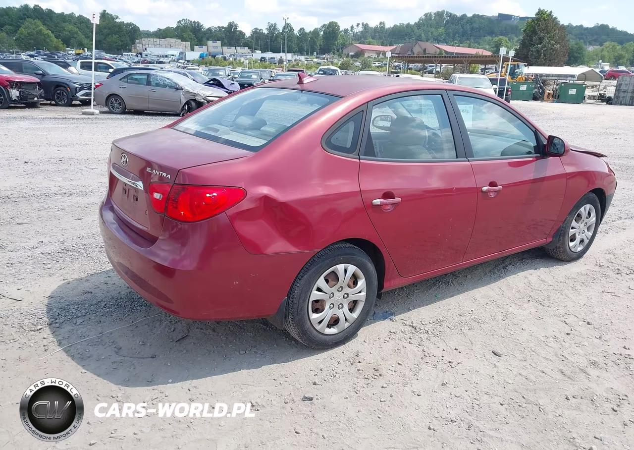 2010 Hyundai Elantra Gls VIN:KMHDU4AD2AU086626 - 4