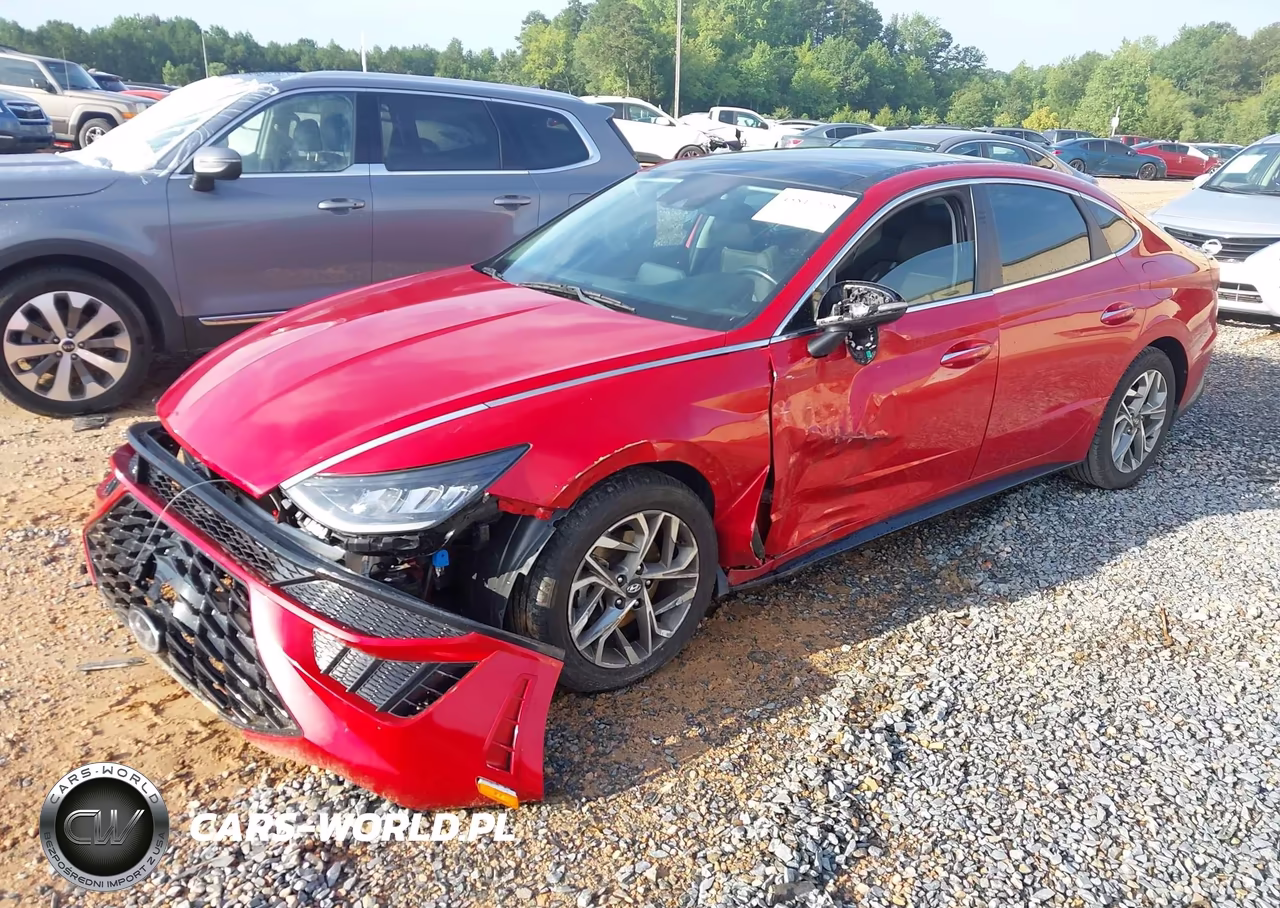 2021 Hyundai Sonata Sel VIN:5NPEF4JA0MH078418 - 2