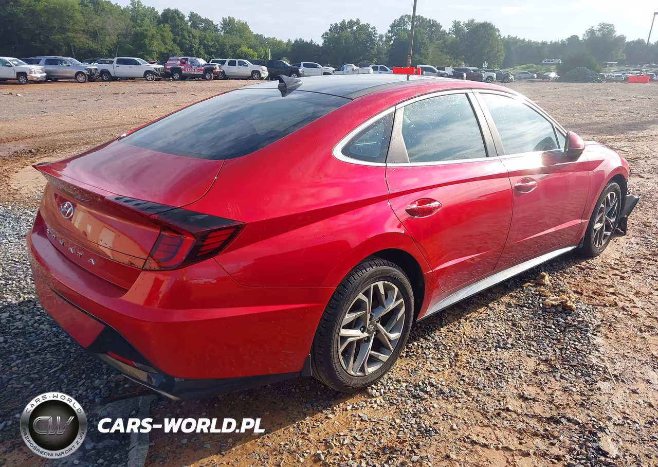 2021 Hyundai Sonata Sel VIN:5NPEF4JA0MH078418 - 4