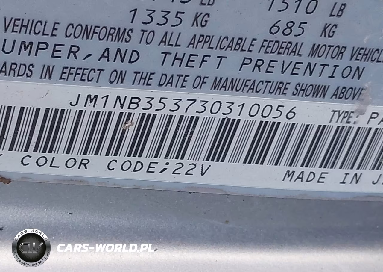 2003 Mazda Mx-5 Miata Cloth-Ls-Se-Shinsen VIN:JM1NB353730310056 - 9