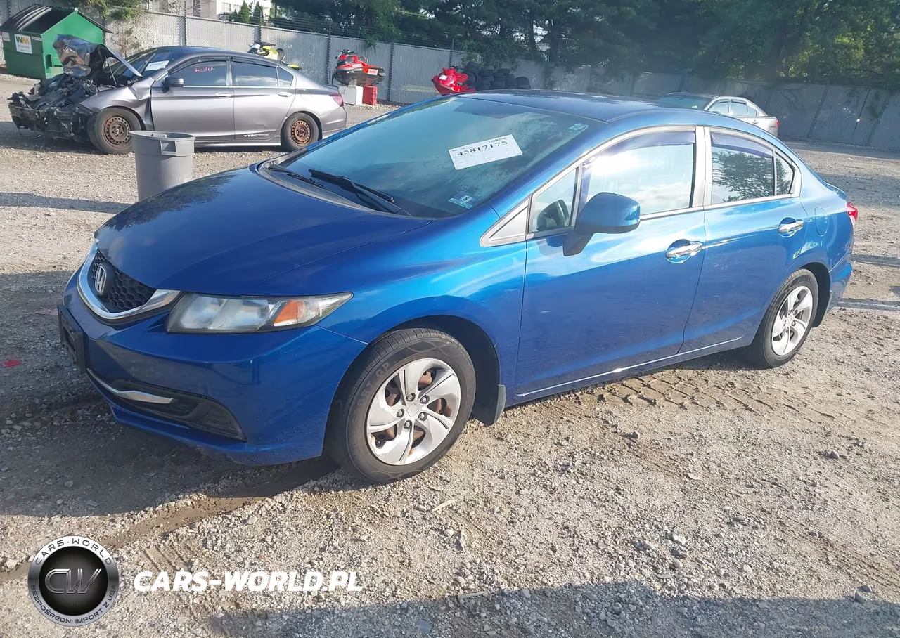 2013 Honda Civic Lx VIN:19XFB2F5XDE266688 - 2