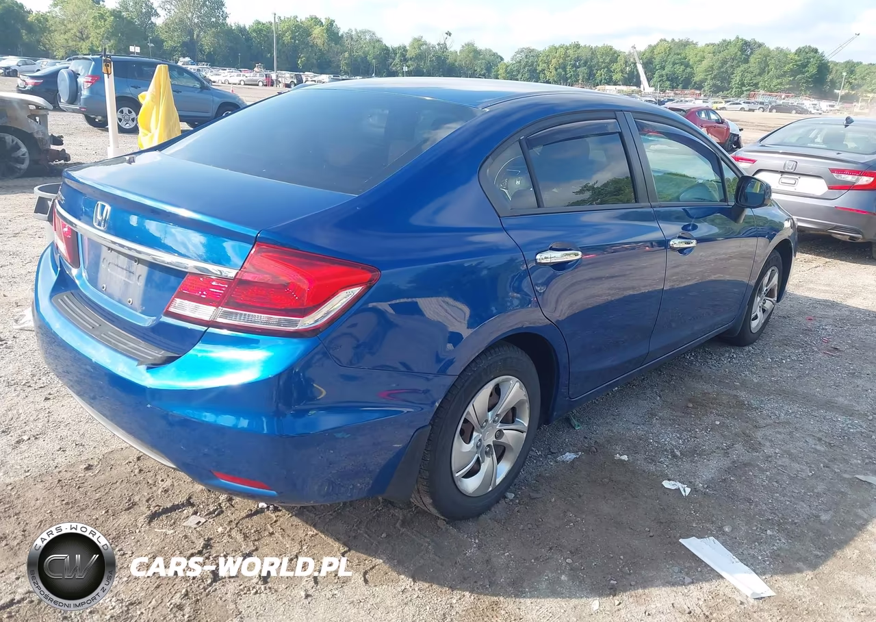 2013 Honda Civic Lx VIN:19XFB2F5XDE266688 - 4