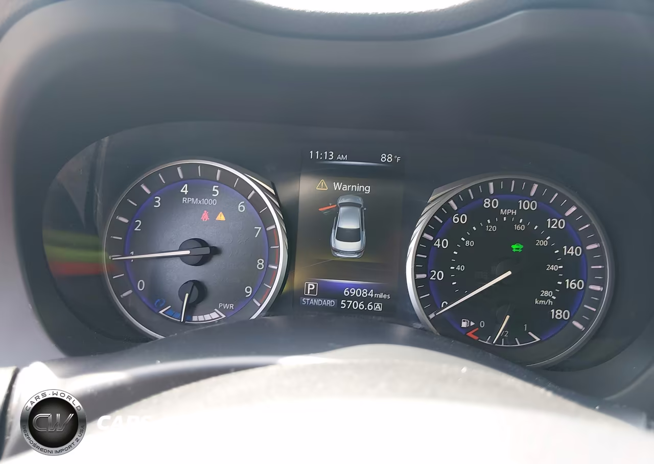 2014 Infiniti Q50 Hybrid Premium VIN:JN1AV7AR4EM701266 - 7