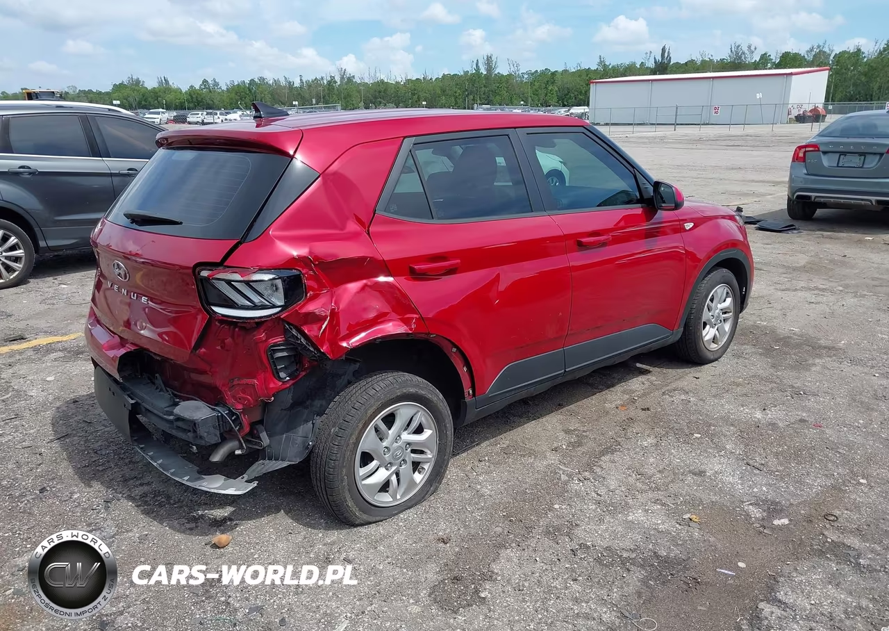 2022 Hyundai Venue Se VIN:KMHRB8A37NU197205 - 4