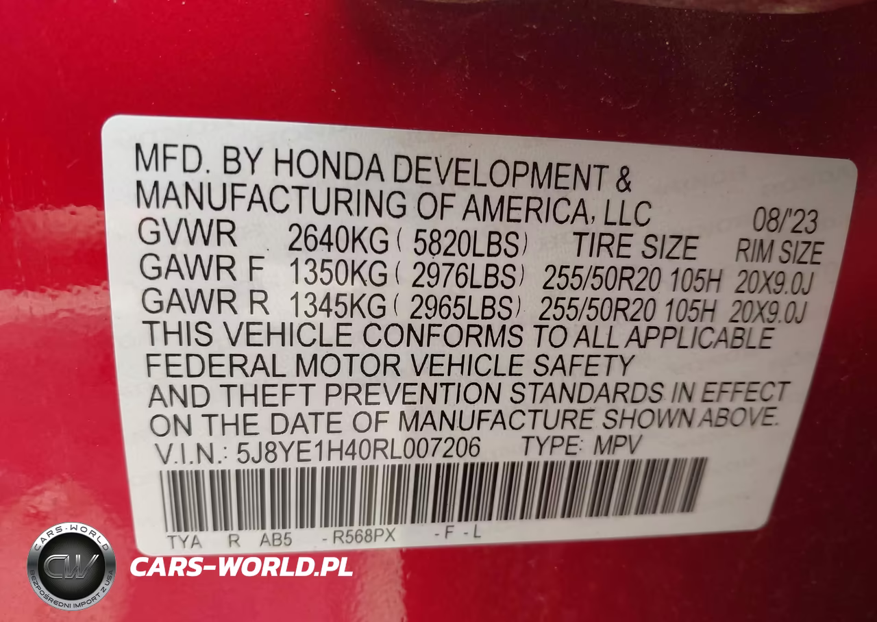 2024 Acura Mdx Technology Package VIN:5J8YE1H40RL007206 - 9