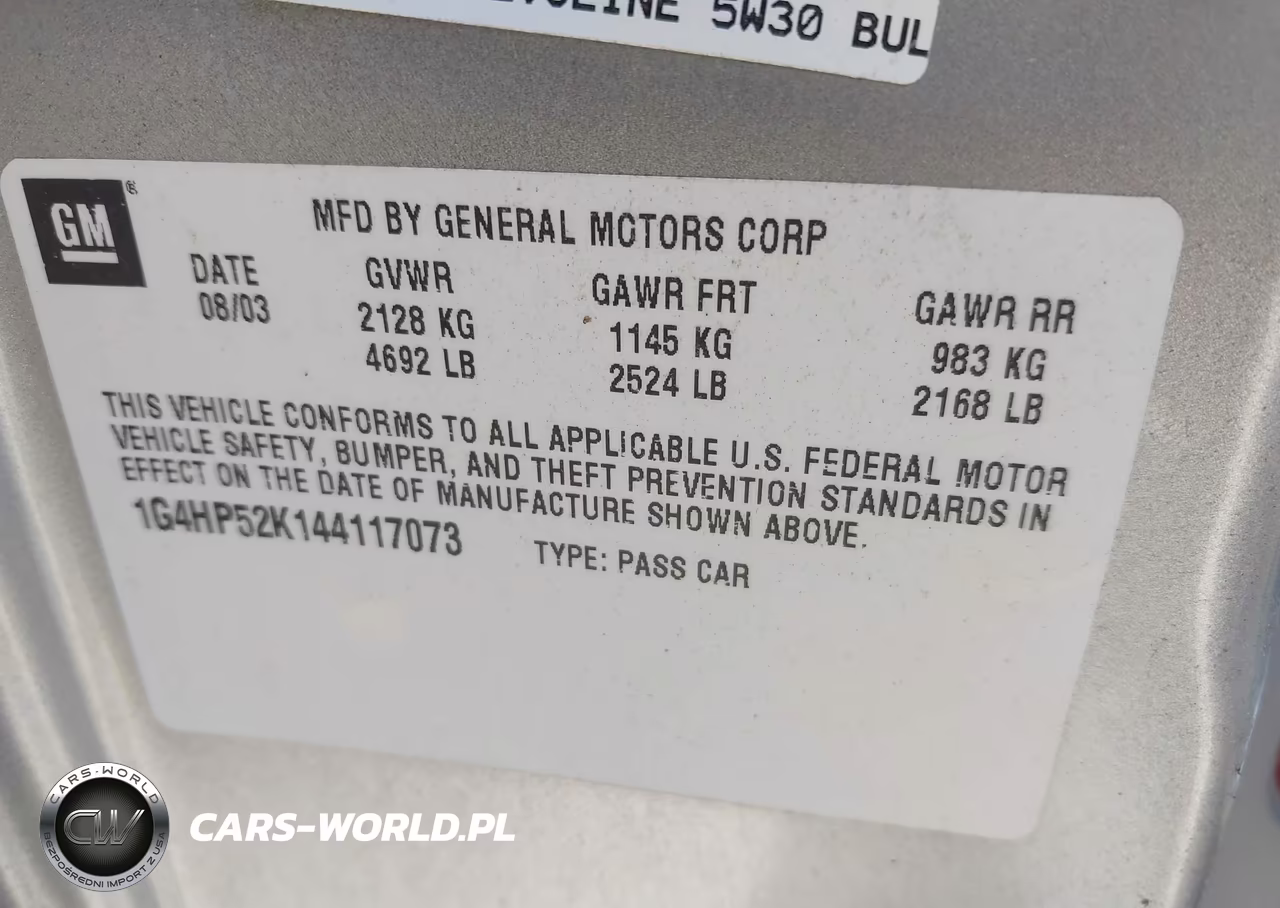 2004 Buick Lesabre Custom VIN:1G4HP52K144117073 - 9