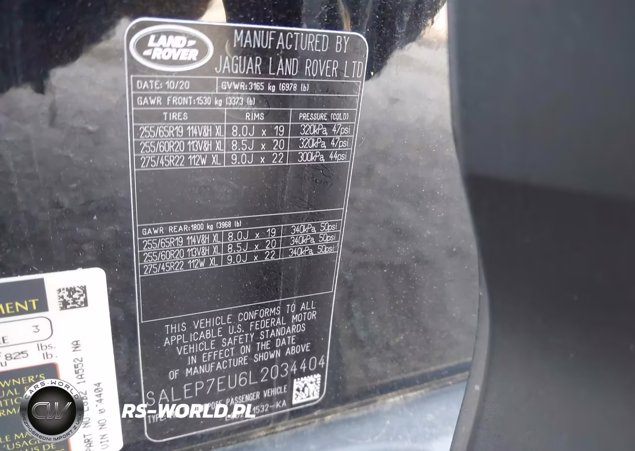 2020 Land Rover Defender 110 Se VIN:SALEP7EU6L2034404 - 9