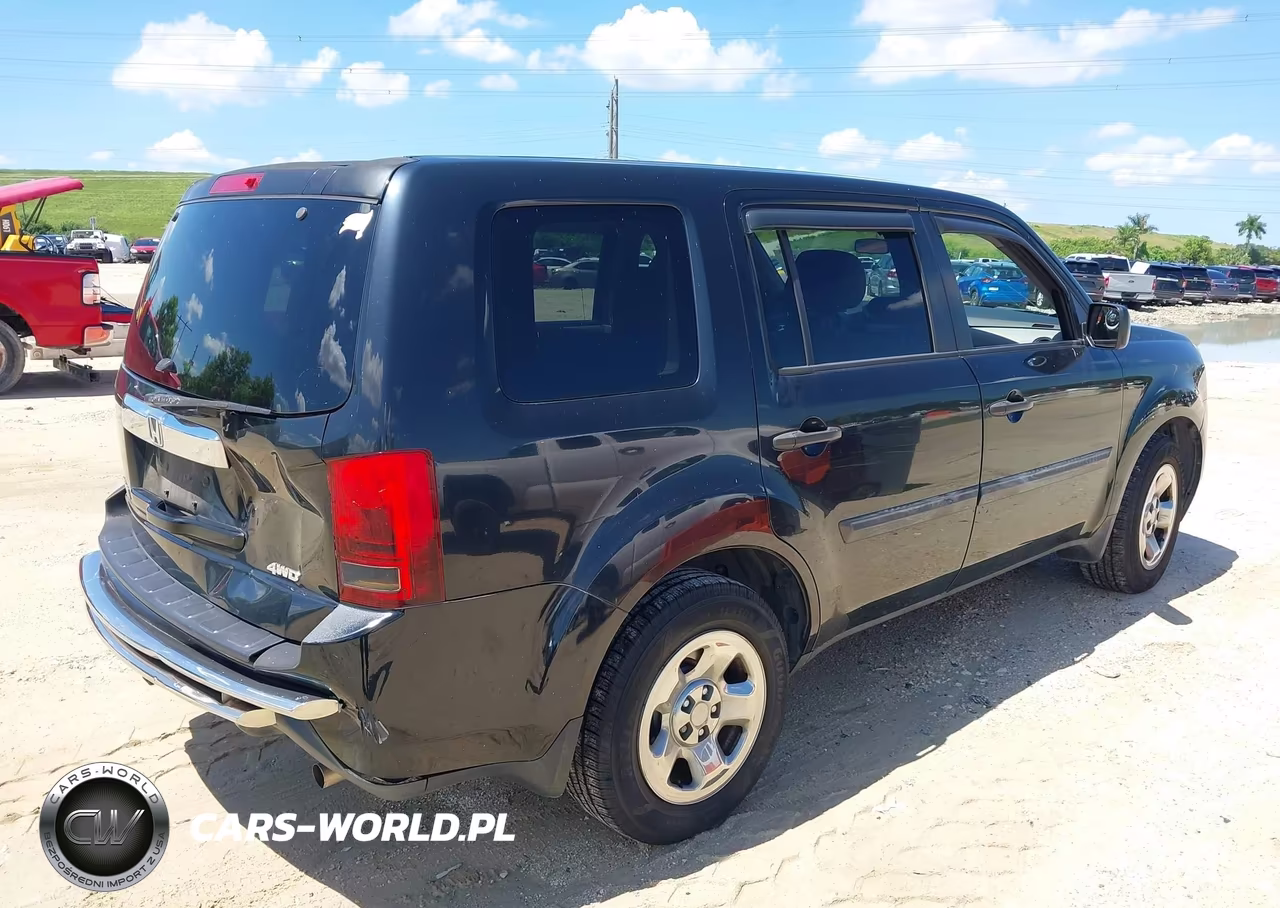 2015 Honda Pilot Lx VIN:5FNYF4H22FB075369 - 4