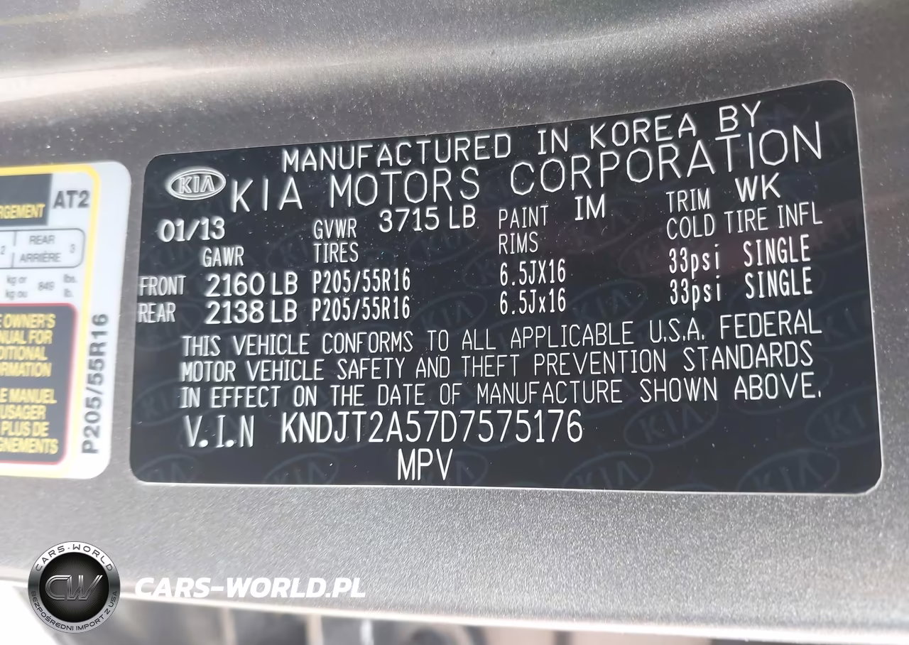 2013 Kia Soul VIN:KNDJT2A57D7575176 - 9