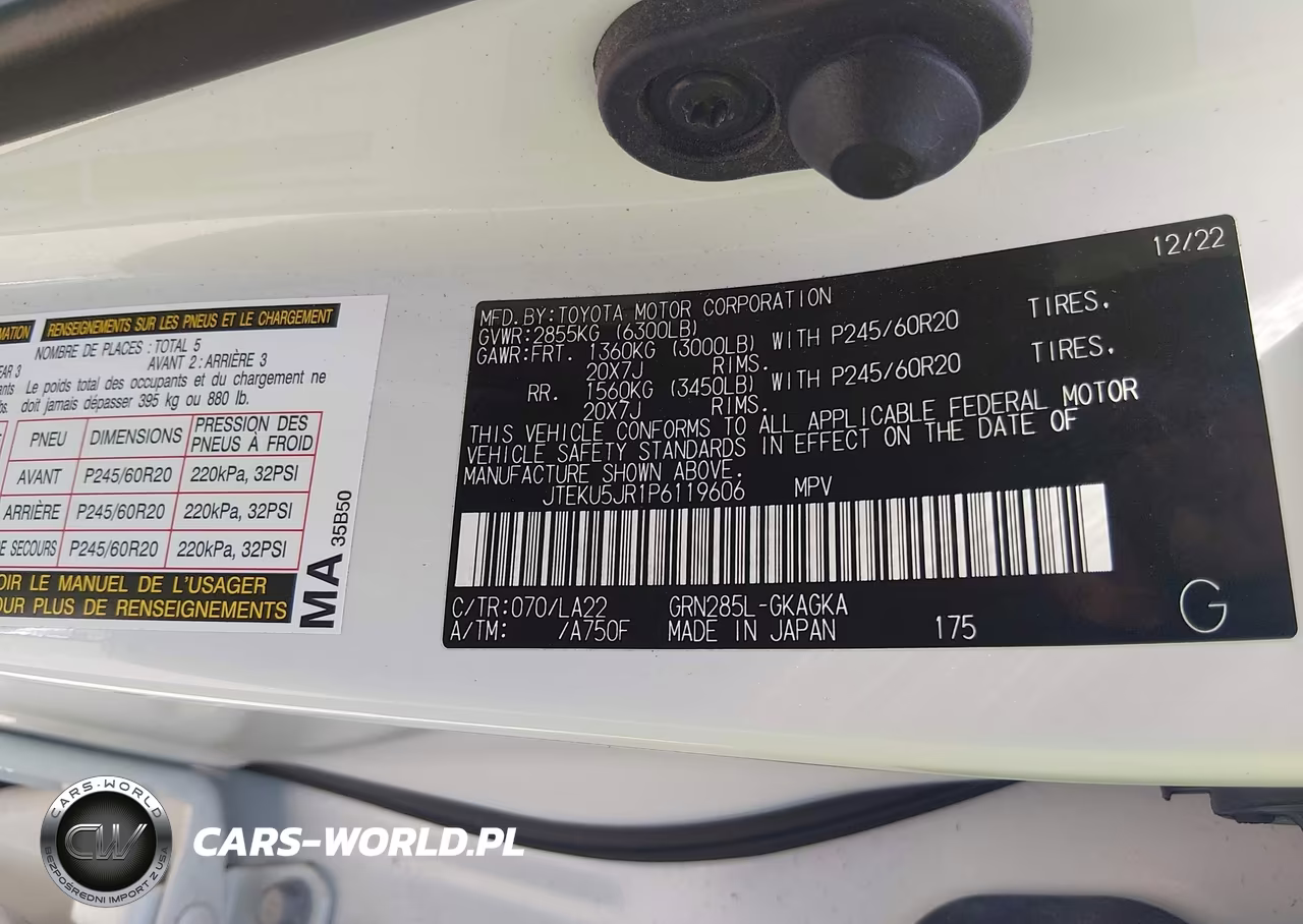 2023 Toyota 4Runner Limited VIN:JTEKU5JR1P6119606 - 9