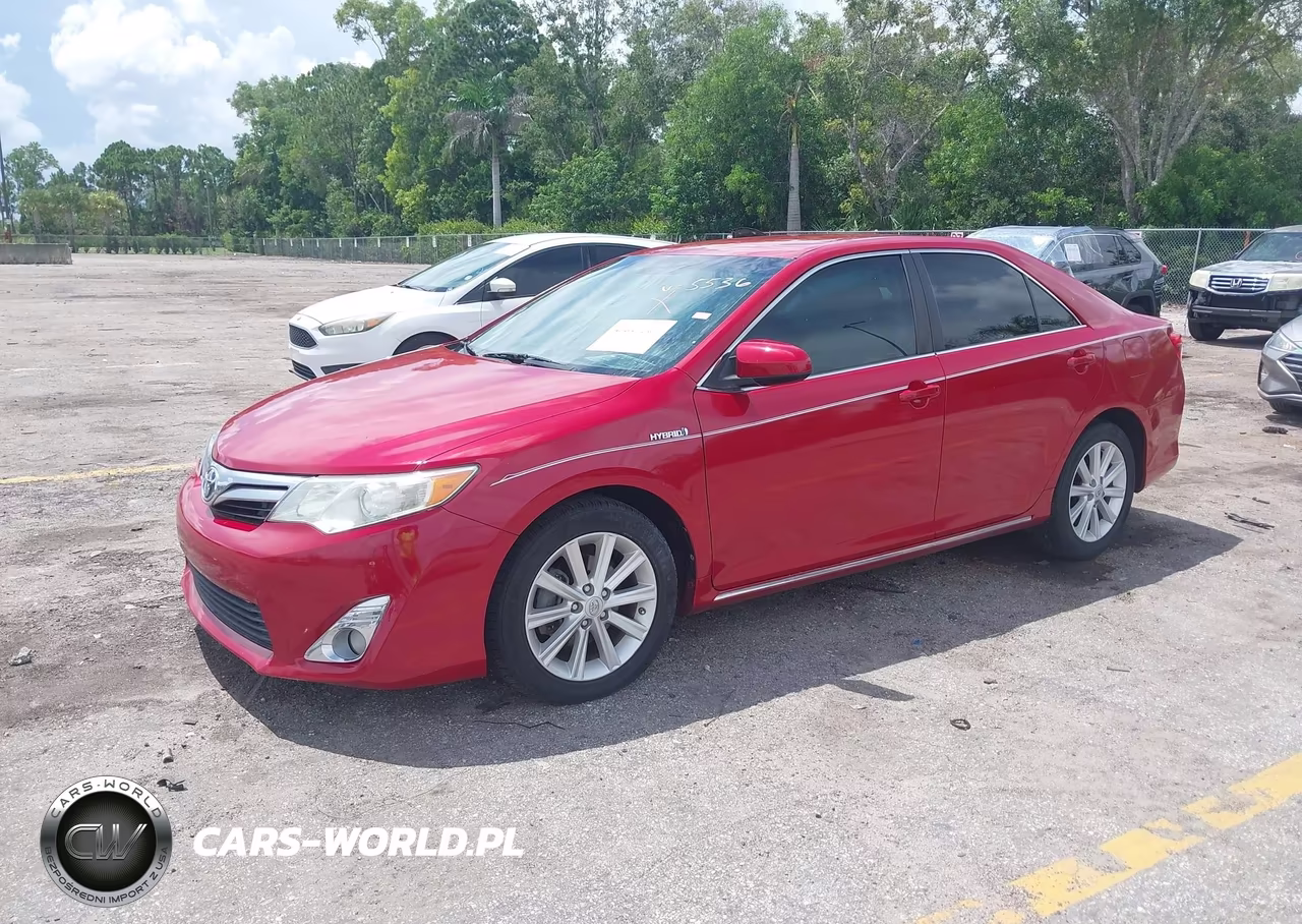 2013 Toyota Camry Hybrid Xle VIN:4T1BD1FK5DU085536 - 2