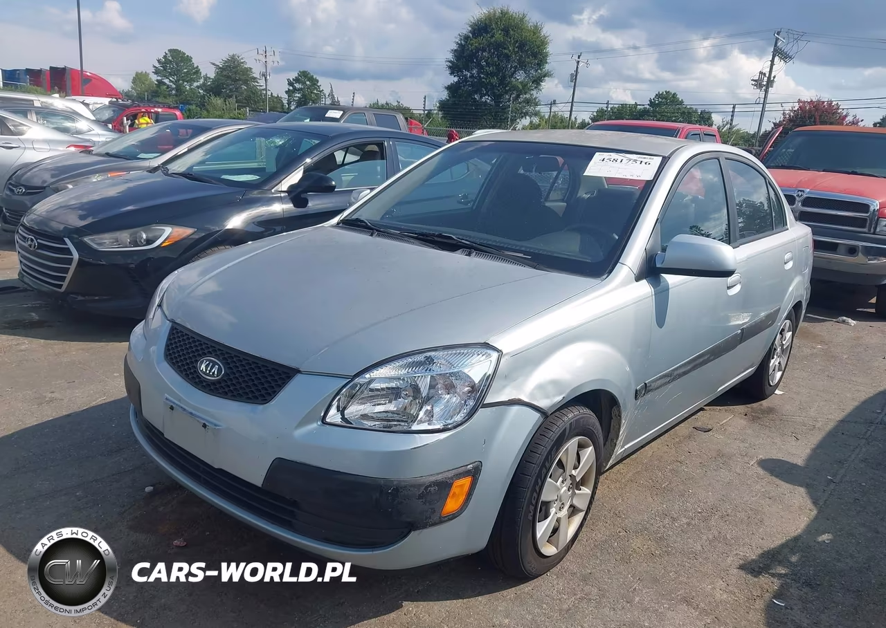 2007 Kia Rio Lx VIN:KNADE123876274597 - 2