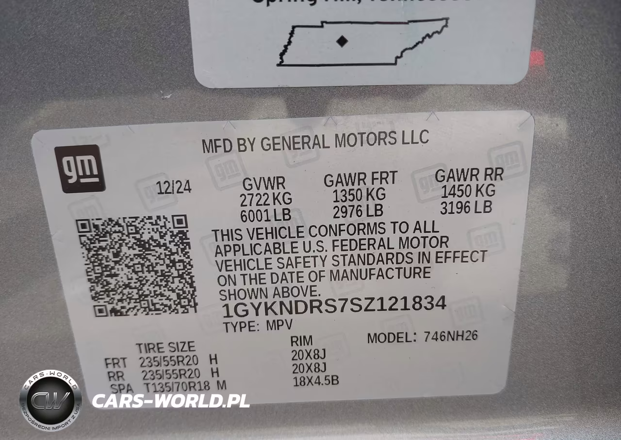 2025 Cadillac Xt5 Awd Premium Luxury VIN:1GYKNDRS7SZ121834 - 9