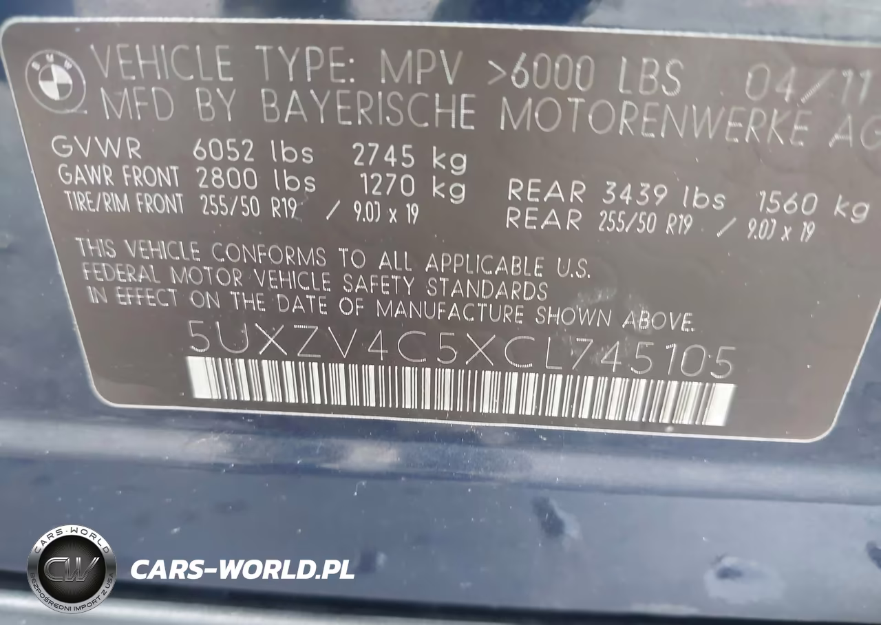 2012 BMW X5 xDrive35I-xDrive35I Premium-xDrive35I Sport Activity VIN:5UXZV4C5XCL745105 - 9