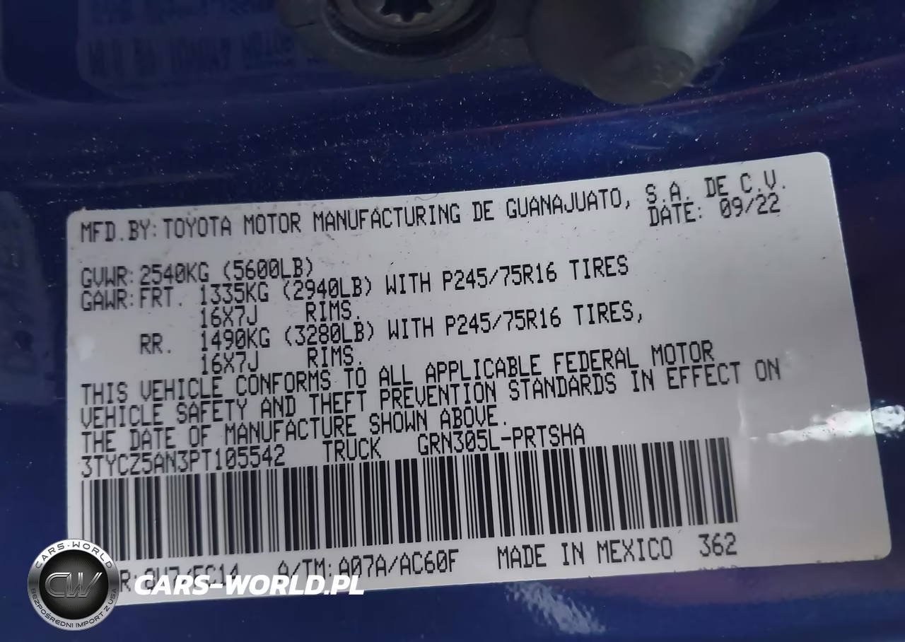 2023 Toyota Tacoma Sr5 V6 VIN:3TYCZ5AN3PT105542 - 9
