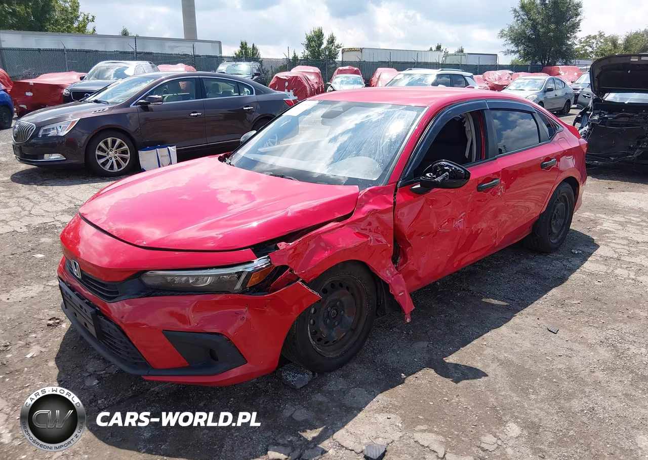 2022 Honda Civic Lx VIN:2HGFE2F27NH544550 - 2