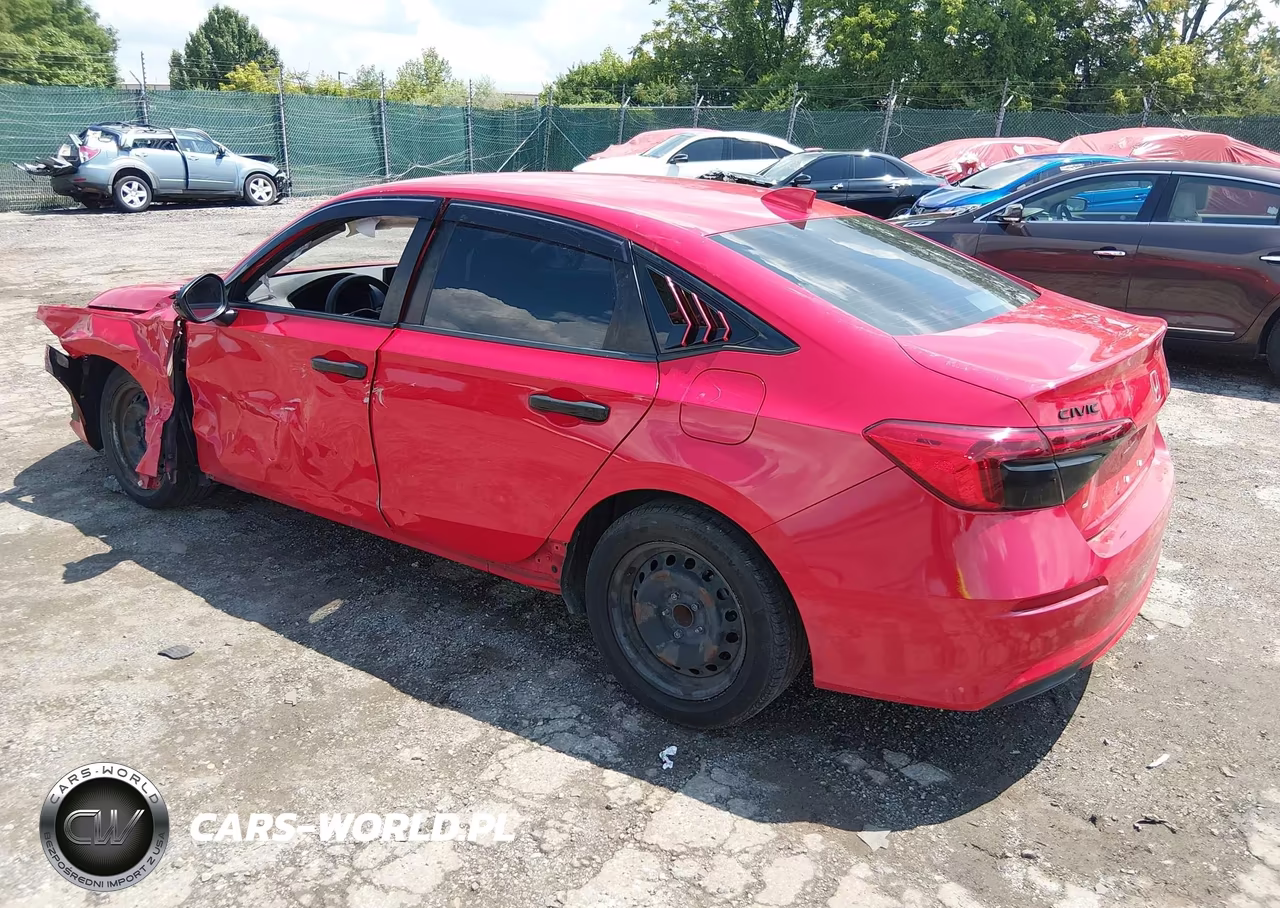 2022 Honda Civic Lx VIN:2HGFE2F27NH544550 - 3