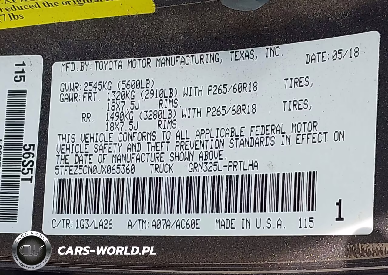 2018 Toyota Tacoma Limited VIN:5TFEZ5CN0JX065360 - 9