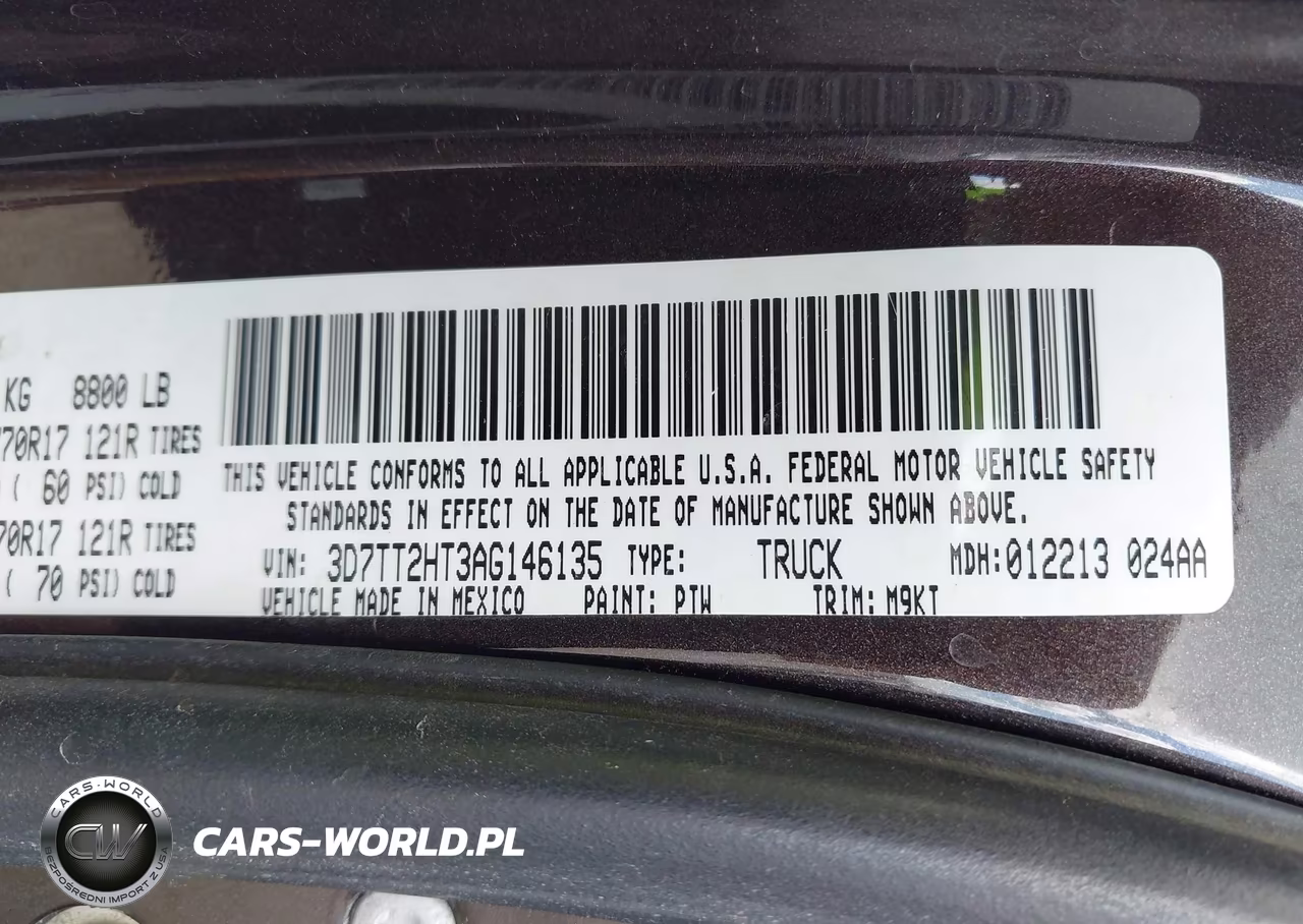 2010 Dodge Ram 2500 Slt VIN:3D7TT2HT3AG146135 - 9