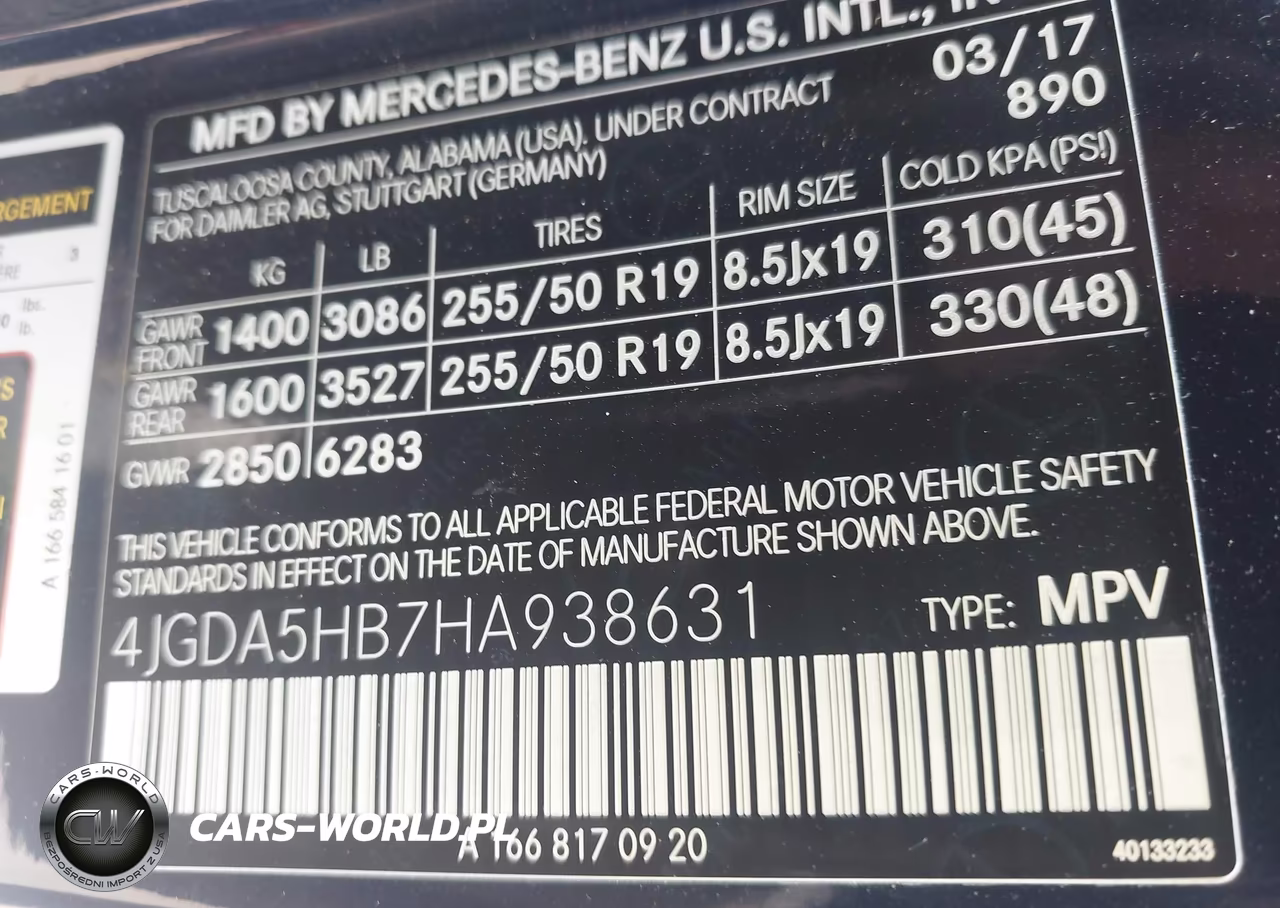 2017 Mercedes-Benz Gle 350 4Matic VIN:4JGDA5HB7HA938631 - 9