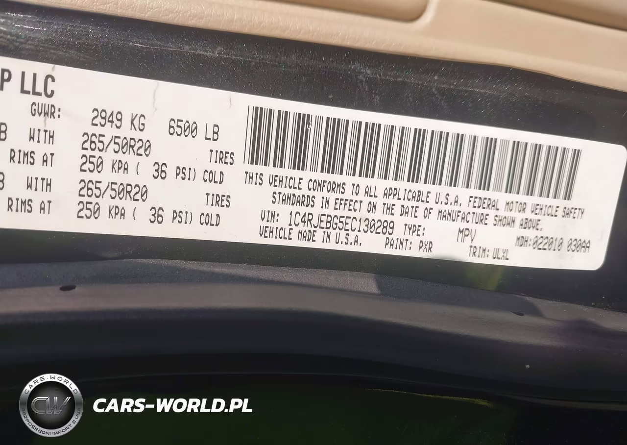 2014 Jeep Grand Cherokee Limited VIN:1C4RJEBG5EC130289 - 9