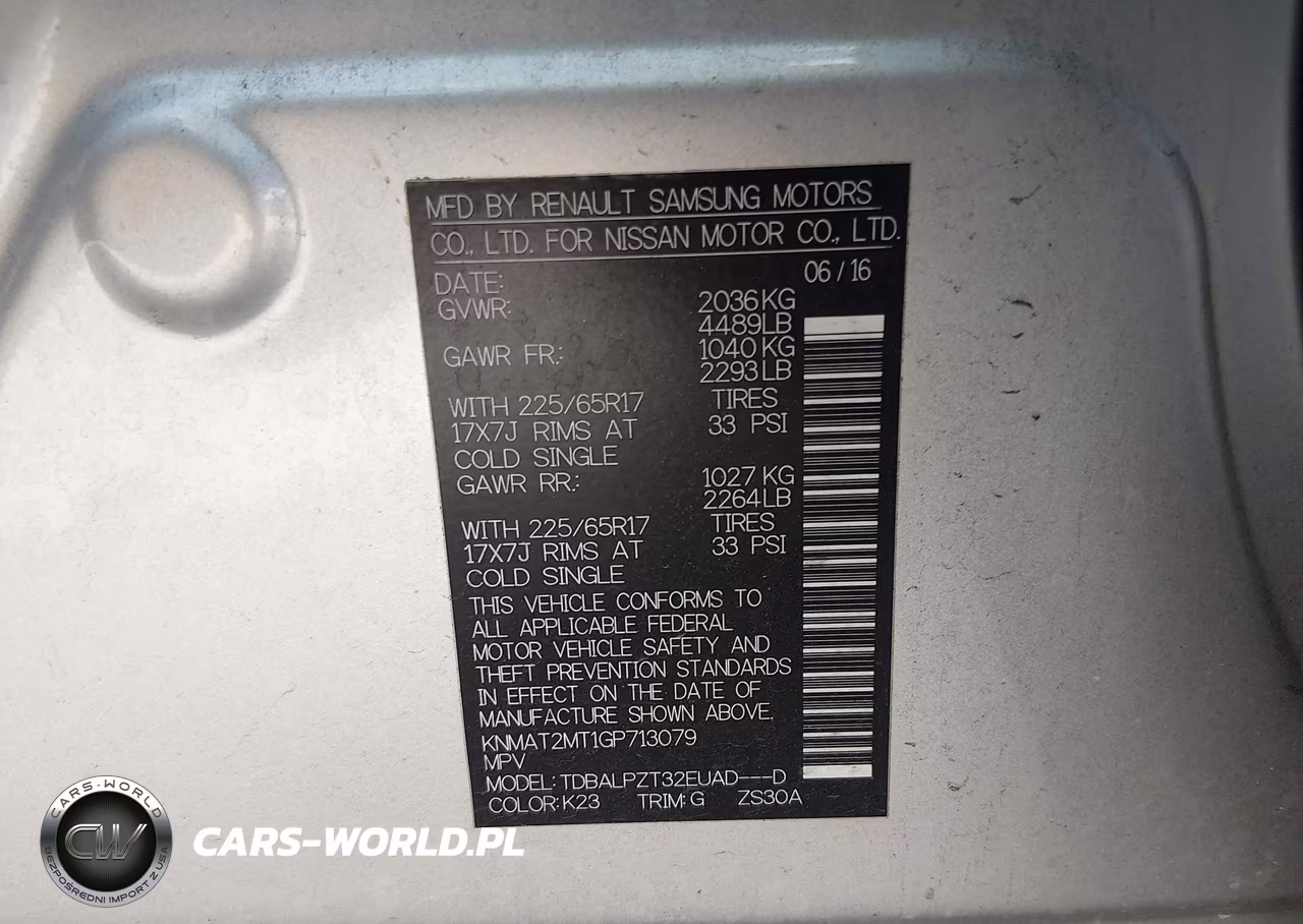 2016 Nissan Rogue S VIN:KNMAT2MT1GP713079 - 9