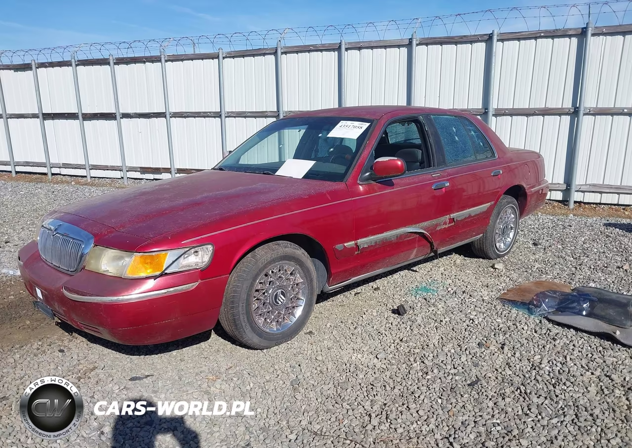 2000 Mercury Grand Marquis Gs VIN:2MEFM74W8YX604610 - 2