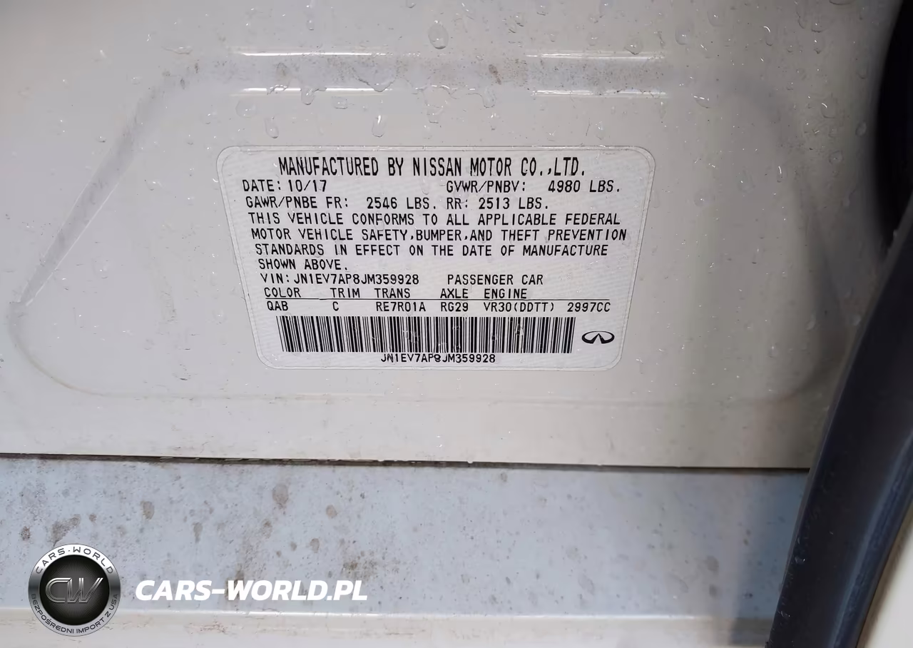2018 Infiniti Q50 3.0T Luxe VIN:JN1EV7AP8JM359928 - 9