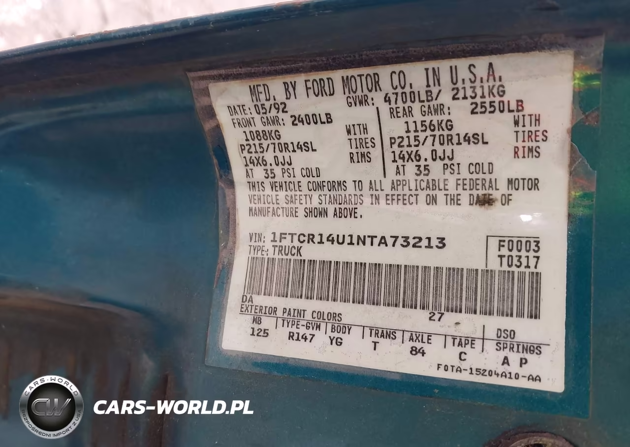 1992 Ford Ranger Super Cab VIN:1FTCR14U1NTA73213 - 9