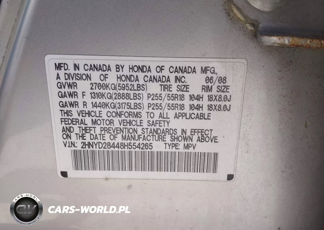 2008 Acura Mdx Technology Package VIN:2HNYD28448H554265 - 9
