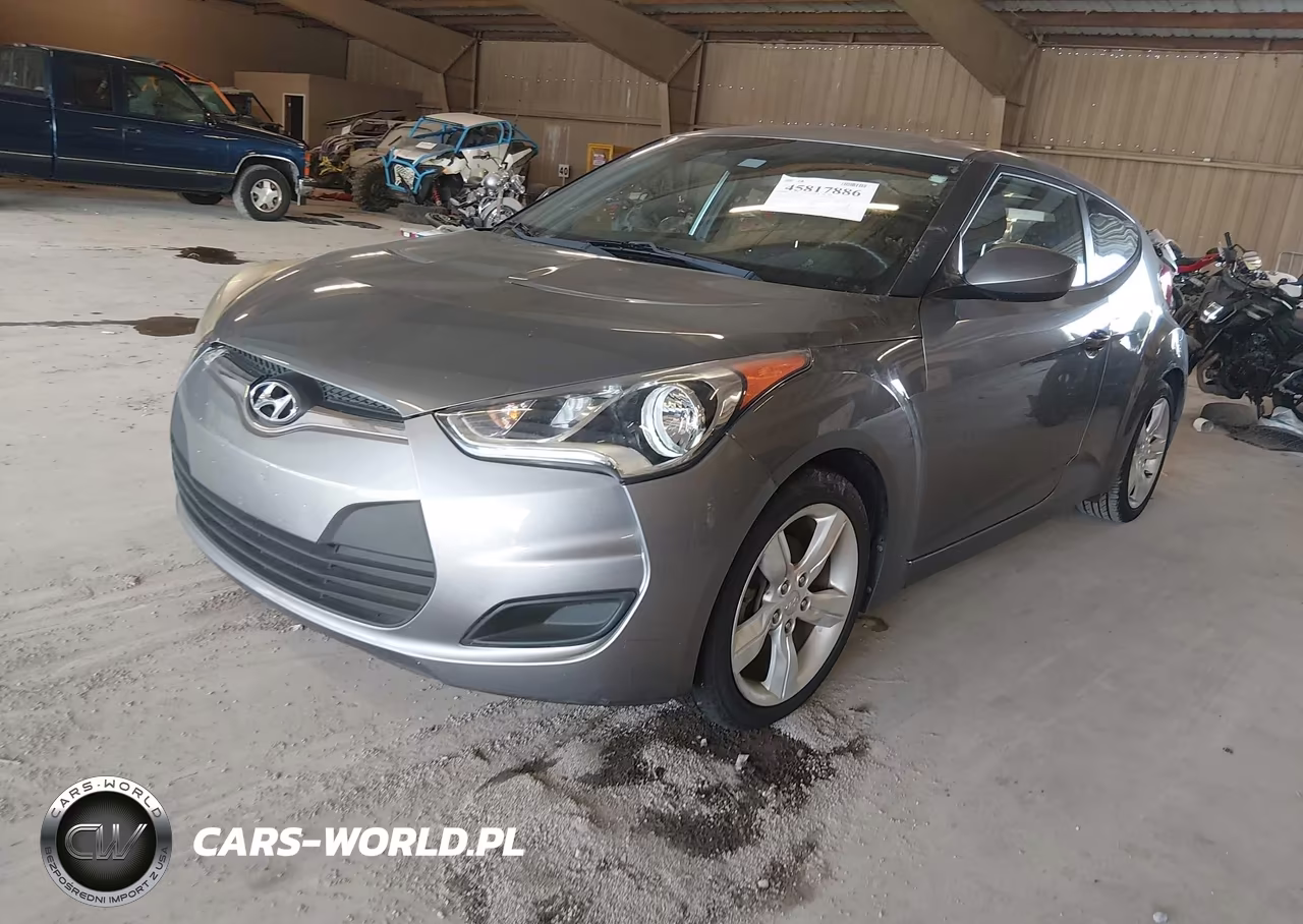 2014 Hyundai Veloster Base W-Black VIN:KMHTC6AD4EU214803 - 2