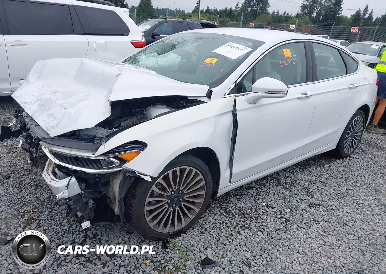 2018 Ford Fusion Titanium VIN:3FA6P0D91JR168199 - 2