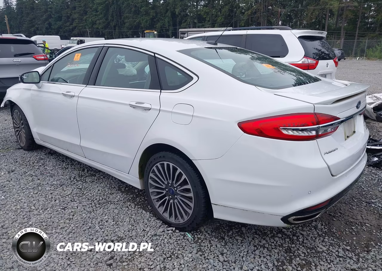 2018 Ford Fusion Titanium VIN:3FA6P0D91JR168199 - 3